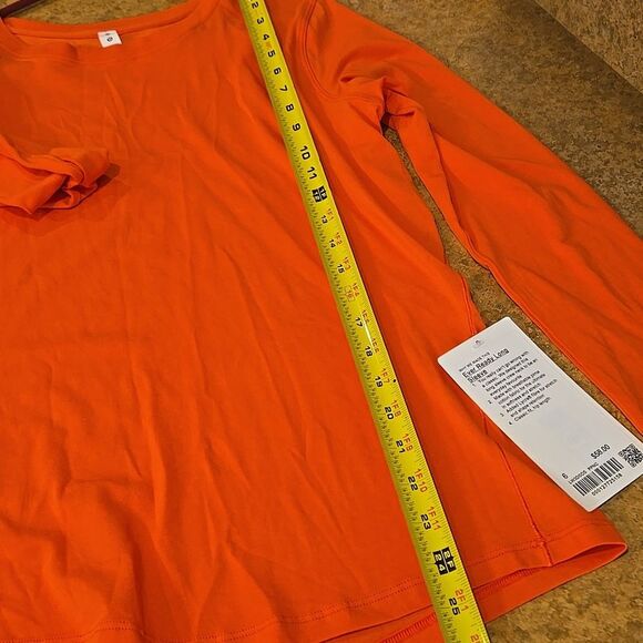 Lululemon Ever Ready Long Sleeve Pink Punch Brand New Tag Attached Womens Gift - Picture 9 of 15